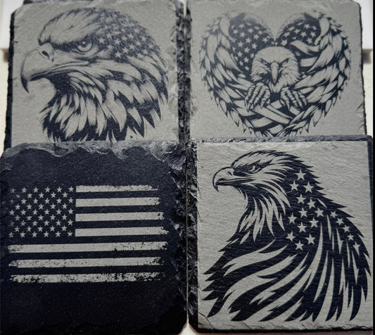 Slate coasters