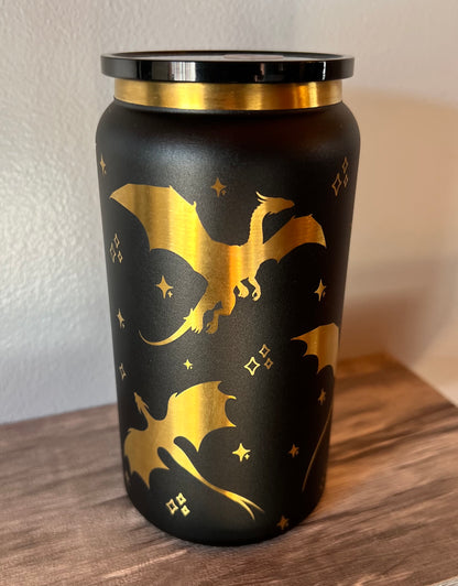 16 oz laser mason style