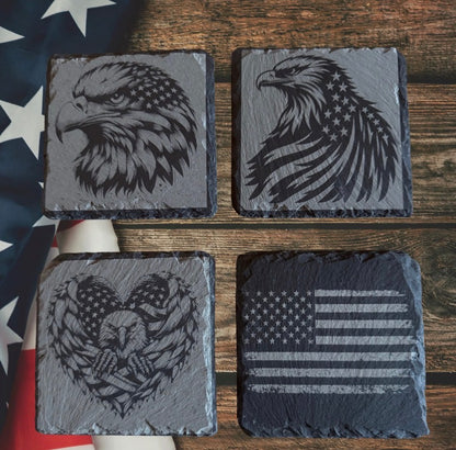 Slate coasters
