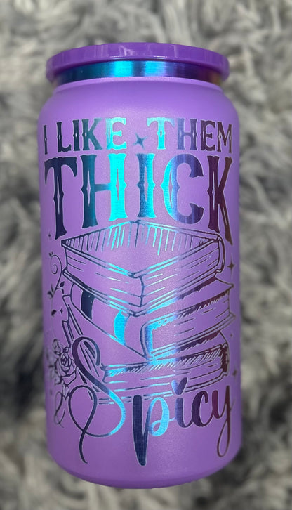 16 oz laser mason style