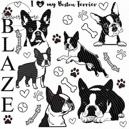 DOG BREED LASER DESIGNS