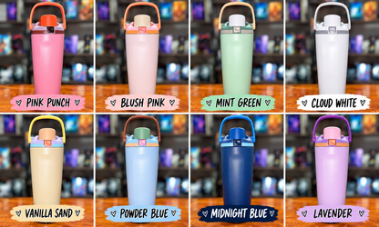 30 oz Flip & Sip Lasered Tumblers