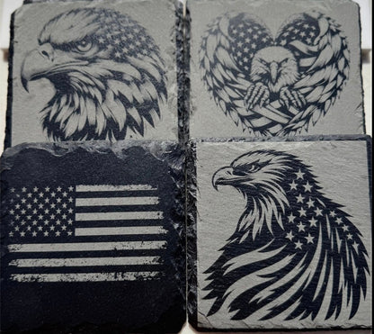 Slate coasters