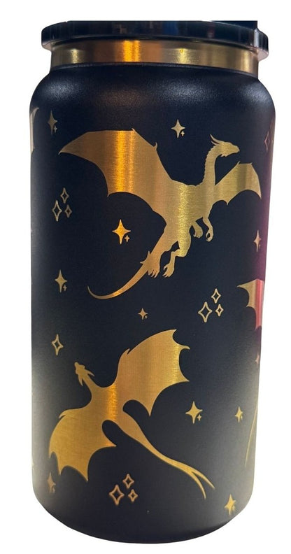 16 oz laser mason style