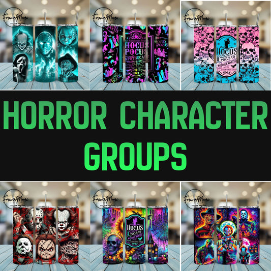 HORROR CHARACTER GROUPS