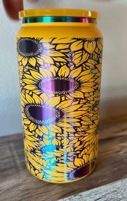 16 oz laser mason style