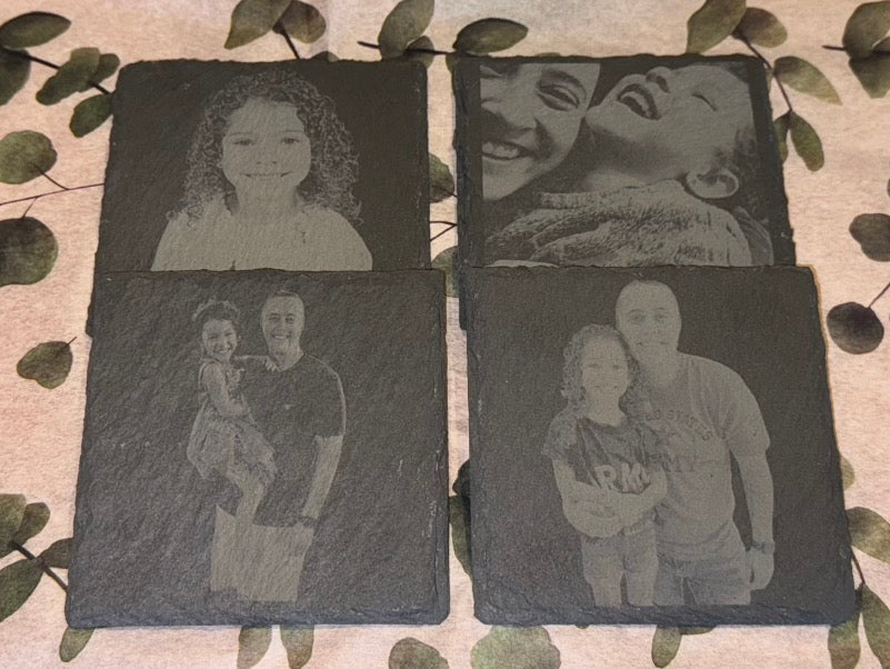 Slate coasters