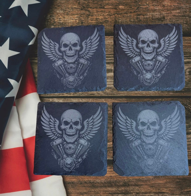 Slate coasters