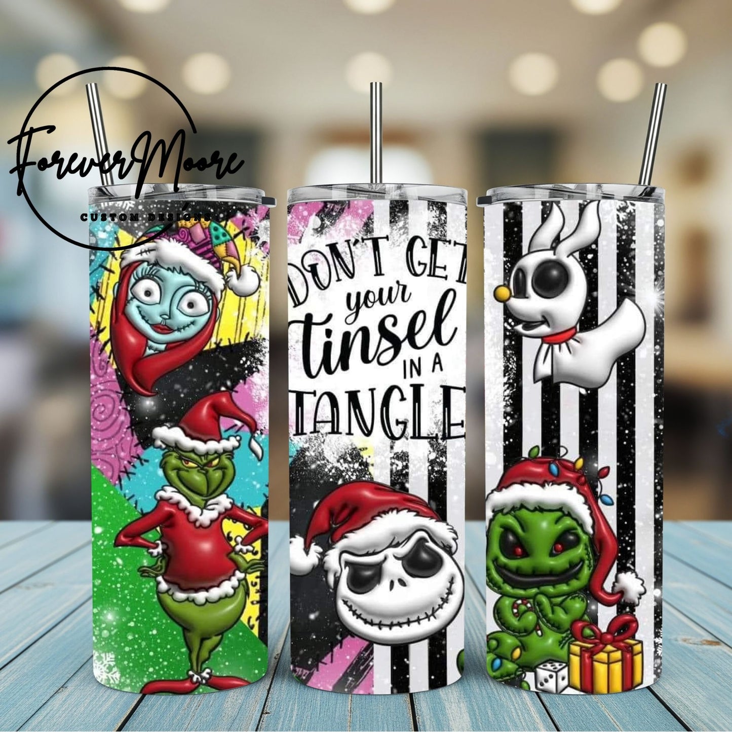 CHRISTMAS HORROR TUMBLERS