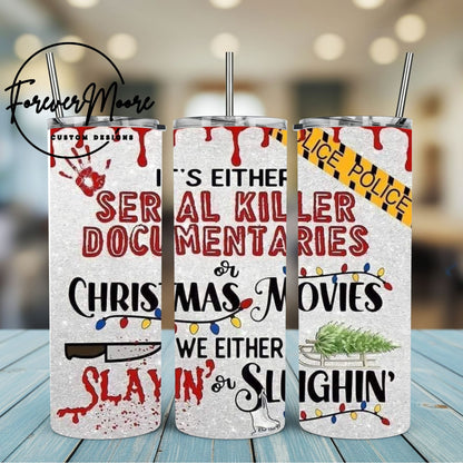CHRISTMAS HORROR TUMBLERS