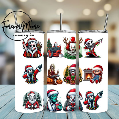 CHRISTMAS HORROR TUMBLERS