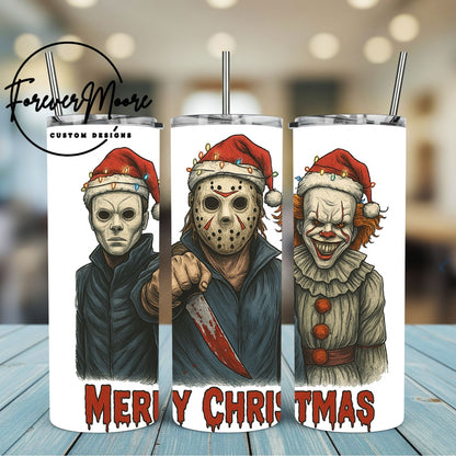 CHRISTMAS HORROR TUMBLERS