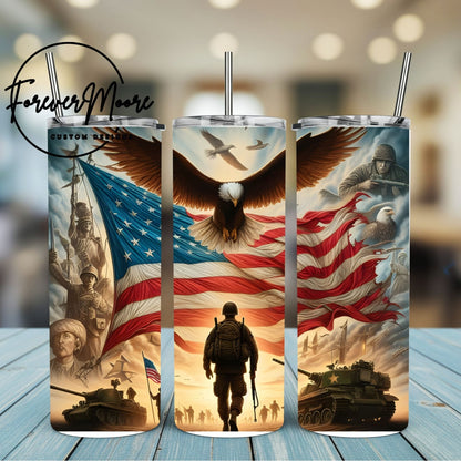 PATRIOTIC/VETERAN TUMBLERS