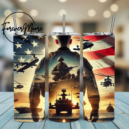 PATRIOTIC/VETERAN TUMBLERS