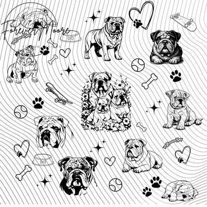 DOG BREED LASER DESIGNS
