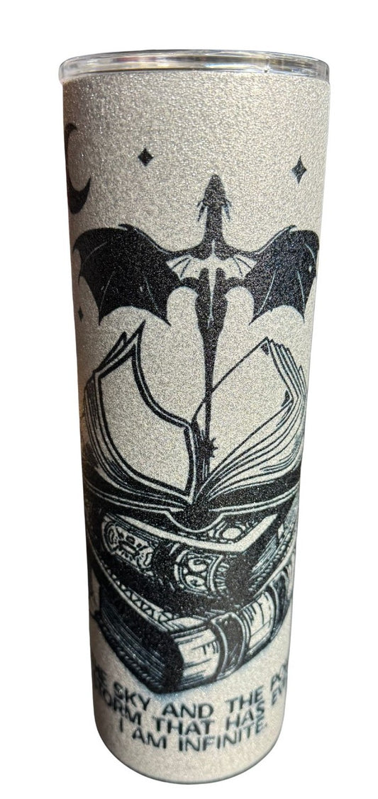 30 oz glitter tumbler