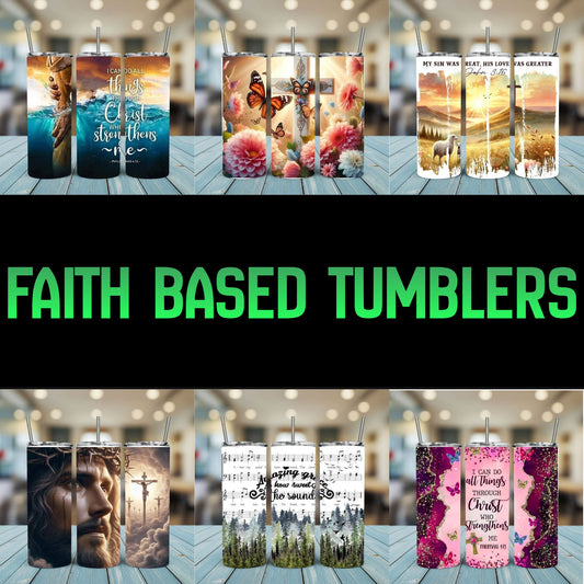 FAITH BASED TUMBLERS